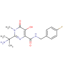 2-(1-Amino-1-methylethyl)-N-(4-fluorobenzyl)-5-hydroxy-1-methyl-6-oxo-1,6-dihydropyrimidine-4-carboxamide