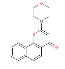 2-MORPHOLINO-4H-BENZO[H]CHROMEN-4-ONE