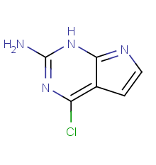 2-Amino-4-chloropyrrolo[2,3-d]pyrimidine