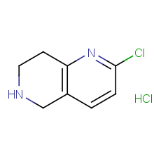 2-CHLORO-5,6,7,8-TETRAHYDRO-1,6-NAPHTHYRIDINE HCL