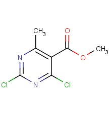 METHYL 2,4-DICHLORO-6-METHYLPYRIMIDINE-5-CARBOXYLATE