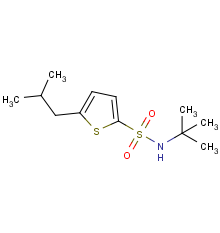 N-(TERT-BUTYL)-5-ISOBUTYLTHIOPHENE-2-SULFONAMIDE