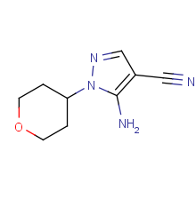 5-AMINO-1-(TETRAHYDRO-2H-PYRAN-4-YL)-1H-PYRAZOLE-4-CARBONITRILE