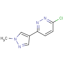 3-chloro-6-(1-methyl-1H-pyrazol-4-yl)pyridazine