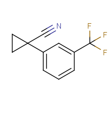 1-(3-(trifluoromethyl)phenyl)cyclopropanecarbonitrile