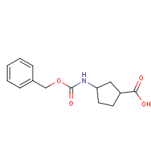 3-(((benzyloxy)carbonyl)amino)cyclopentanecarboxylic acid