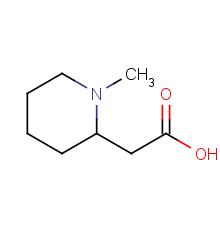 2-(1-methylpiperidin-2-yl)acetic acid