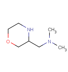 N,N-dimethyl-1-(morpholin-3-yl)methanamine