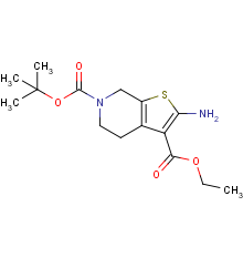 6-tert-butyl 3-ethyl 2-amino-4,5-dihydrothieno[2,3-c]pyridine-3,6(7H)-dicarboxylate