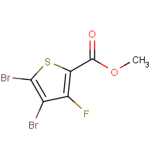 2-Thiophenecarboxylic acid, 4,5-dibromo-3-fluoro-, methyl ester