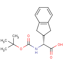 (R)-2-(tert-butoxycarbonylamino)-2-(2,3-dihydro-1H-inden-2-yl)acetic acid