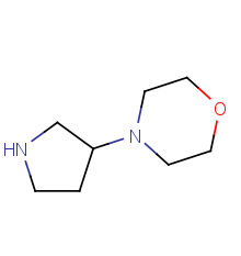 4-(pyrrolidin-3-yl)morpholine