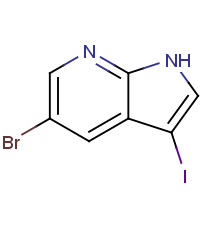 5-Bromo-3-iodo-1H-pyrrolo[2,3-b]pyridine