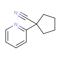 1-(pyridin-2-yl)cyclopentanecarbonitrile