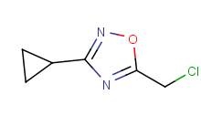 5-(chloromethyl)-3-cyclopropyl-1,2,4-oxadiazole