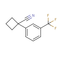 1-(3-(trifluoromethyl)phenyl)cyclobutanecarbonitrile