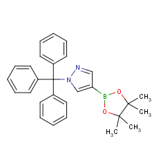 4-(4,4,5,5-tetramethyl-1,3,2-dioxaborolan-2-yl)-1-trityl-1H-pyrazole