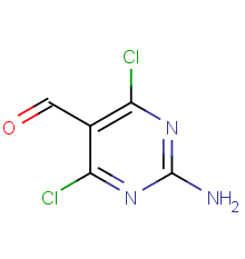 2-Amino-4,6-dichloro-5-formylpyrimidine