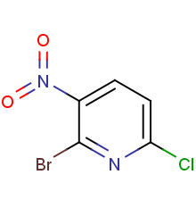 2-BROMO-6-CHLORO-3-NITROPYRIDINE