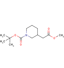 1-Boc-3-piperidine acetate Methyl ester