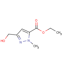ETHYL 3-(HYDROXYMETHYL)-1-METHYL-1H-PYRAZOLE-5-CARBOXYLATE