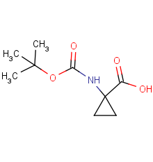 1-((tert-butoxycarbonyl)amino)cyclopropane-1-carboxylic acid