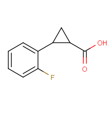 2-(2-fluorophenyl)cyclopropanecarboxylic acid