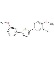 2-(4-methoxy-3-methylphenyl)-5-(3-methoxyphenyl)thiophene