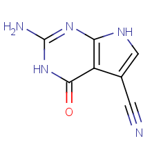 2-Amino-4-oxo-4,7-dihydro-3H-pyrrolo[2,3-d]pyrimidine-5-carbonitrile