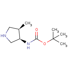 tert-butyl (3R,4R)-4-methylpyrrolidin-3-ylcarbamate