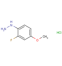 (2-fluoro-4-methoxyphenyl)hydrazine hydrochloride
