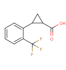 2-(2-(trifluoromethyl)phenyl)cyclopropanecarboxylic acid