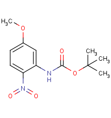 tert-butyl 5-methoxy-2-nitrophenylcarbamate