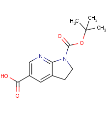 1-(tert-butoxycarbonyl)-2,3-dihydro-1H-pyrrolo[2,3-b]pyridine-5-carboxylic acid