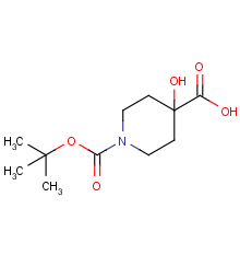 1-(tert-butoxycarbonyl)-4-hydroxypiperidine-4-carboxylic acid