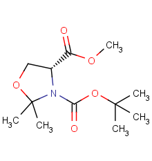 3-(tert-butyl) 4-methyl (R)-2,2-dimethyloxazolidine-3,4-dicarboxylate