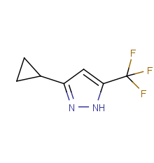 3-cyclopropyl-5-(trifluoromethyl)-1H-pyrazole