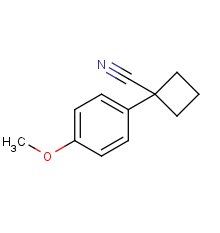 1-(4-methoxyphenyl)cyclobutanecarbonitrile