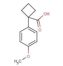 1-(4-methoxyphenyl)cyclobutanecarboxylic acid