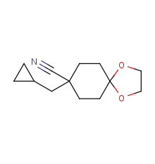 8-(cyclopropylmethyl)-1,4-dioxaspiro[4.5]decane-8-carbonitrile