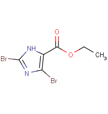 ethyl 2,4-dibromo-1H-imidazole-5-carboxylate
