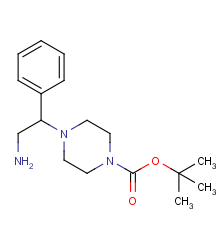 tert-butyl 4-(2-amino-1-phenylethyl)piperazine-1-carboxylate
