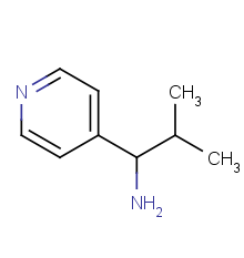 2-methyl-1-(pyridin-4-yl)propan-1-amine