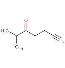5-methyl-4-oxohexanenitrile
