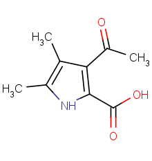 3-acetyl-4,5-dimethyl-1H-pyrrole-2-carboxylic acid