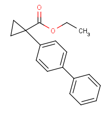 ethyl 1-([1,1'-biphenyl]-4-yl)cyclopropanecarboxylate