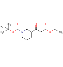 tert-butyl 3-(3-ethoxy-3-oxopropanoyl)piperidine-1-carboxylate