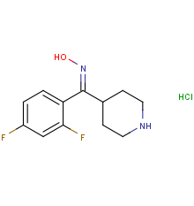 (2,4-difluorophenyl)(piperidin-4-yl)methanone oxime hydrochloride
