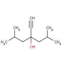 4-ethynyl-2,6-dimethylheptan-4-ol