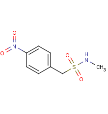 N-methyl-1-(4-nitrophenyl)methanesulfonamide